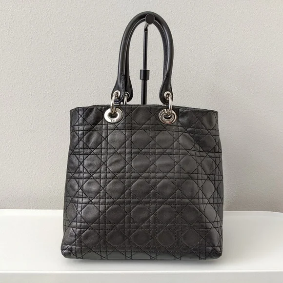 Christian Dior Lambskin Cannage Lady Dior - Picture 2 of 15